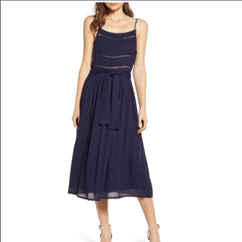 Sanctuary Summer of love dress- navy blue, Small